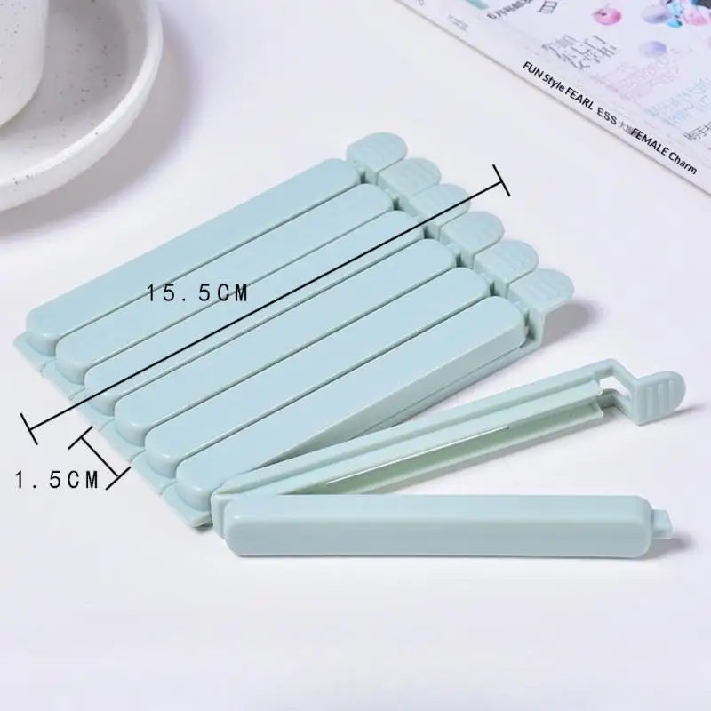 10-Pack Colorful Food Bag Sealing Clips | Kitchen Storage Food Bag Clips Peaceful Pleasures Health and Wellness Green