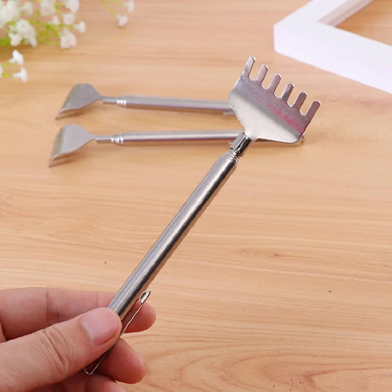 Adjustable Extendable Telescopic Back Scraper Portable Massage Tool Comfort Scratch Massage Pen clip itching scratch Peaceful Pleasures Health and Wellness