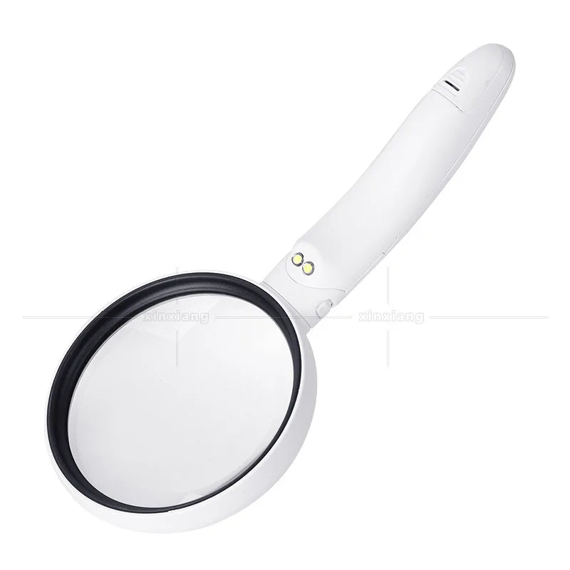 Magnifier Three Fold Combination Interchangeable Handheld Led Magnifying Glass Peaceful Pleasures Health and Wellness