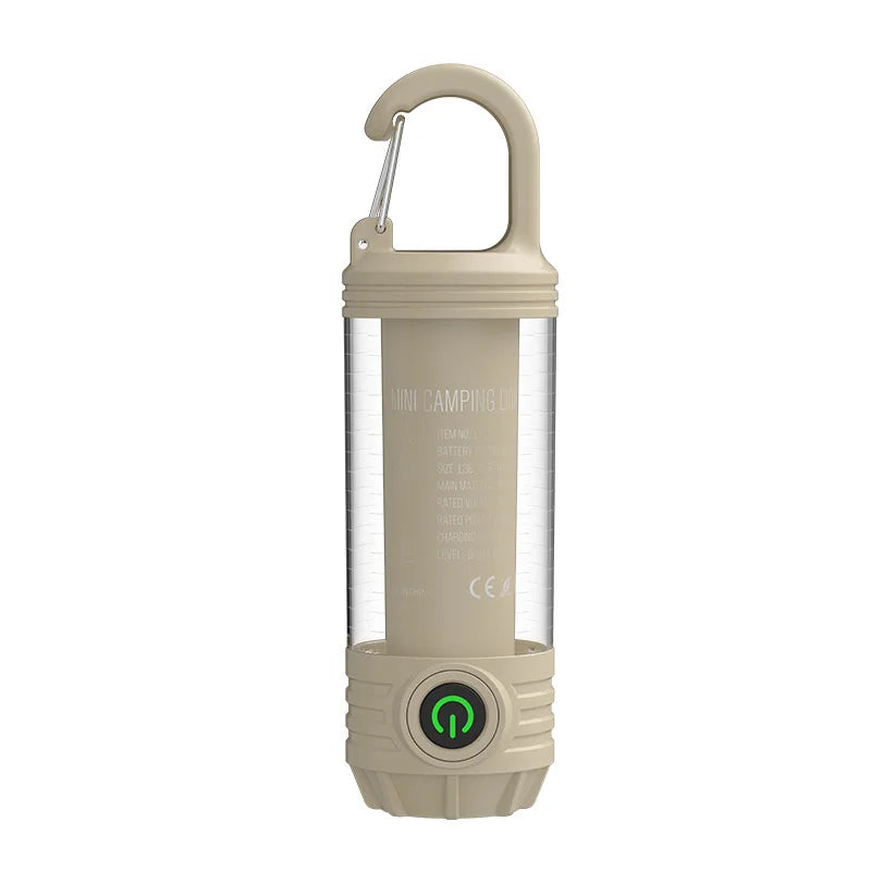 Portable Multi-Mode Camping Flashlight with Hook | 6 Modes