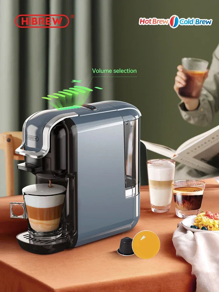 HiBREW Multiple Capsule Coffee Machine 5 in 1 | 20 Bar Coffee Machines Peaceful Pleasures Health and Wellness