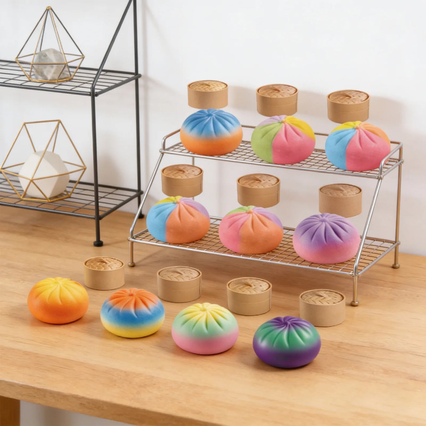 Bread Squeeze Ball Sensory Toy – 10 Colors | Kids & Adults