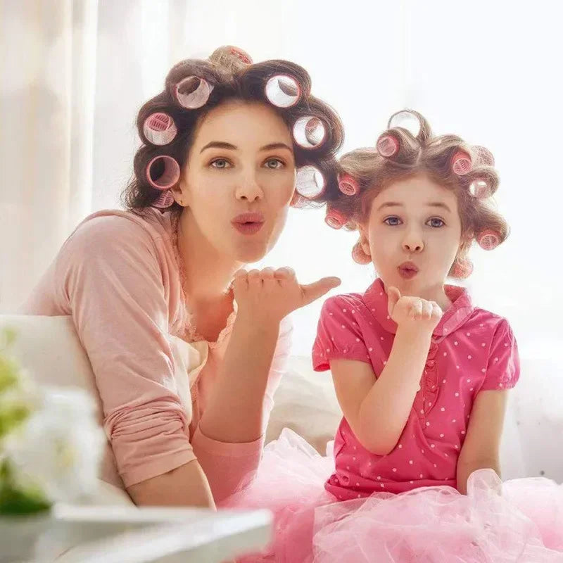 Hair Rollers Self Grip Hook Hair Curlers Heatless Roller Salon Dressing Curlers Jumbo Size Sticky Hair Styling Tools Peaceful Pleasures Health and Wellness