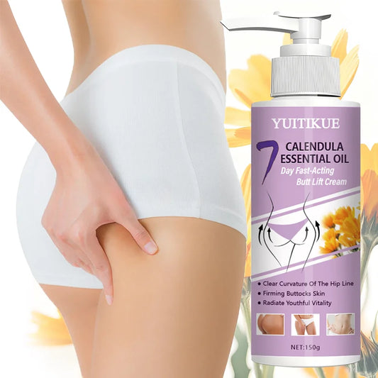 YUITIKUE 7-Day Butt Lift Firming Cream – Calendula & Collagen 150g Body Firming Cream Peaceful Pleasures Health and Wellness Default Title