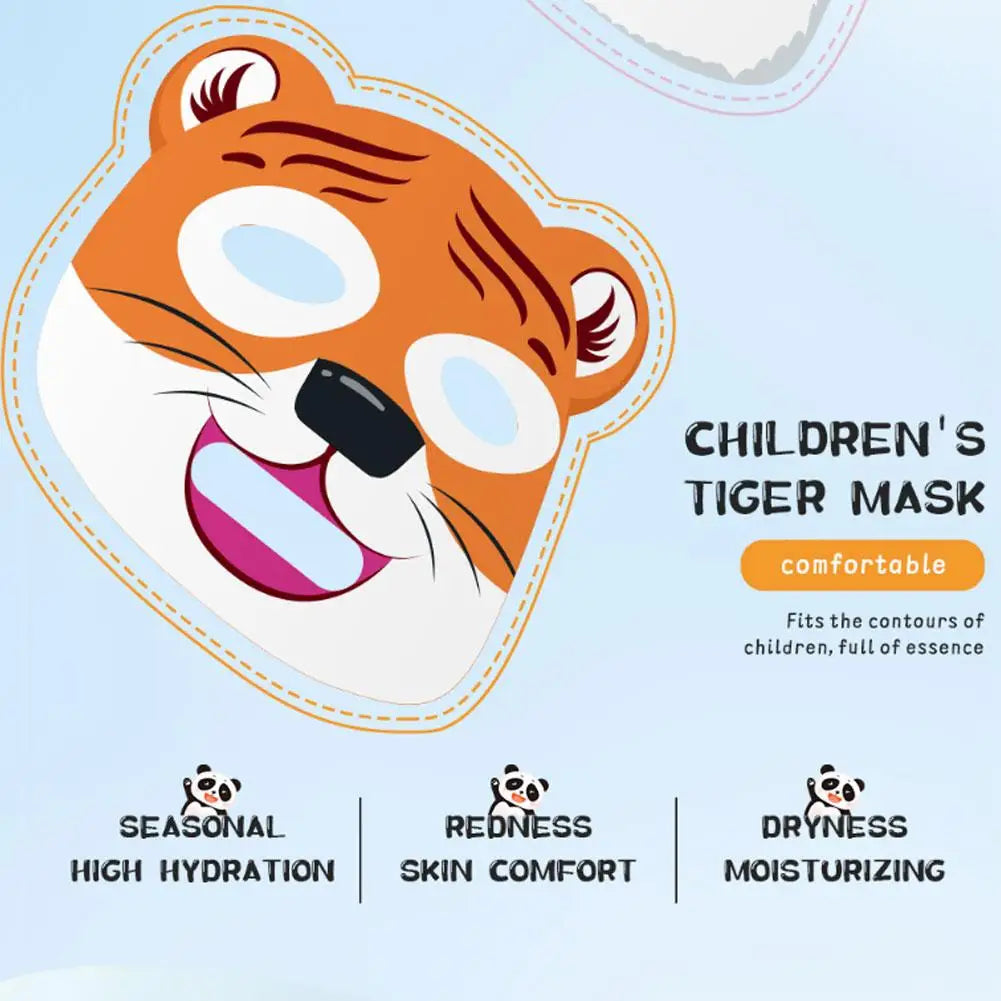 Animal Character Kids & Teens Collagen Sheet Spa Masks – Hydrating Moisturizing Face Mask Gift Set | CPNP Certified | 5 Pack Peaceful Pleasures Health and Wellness