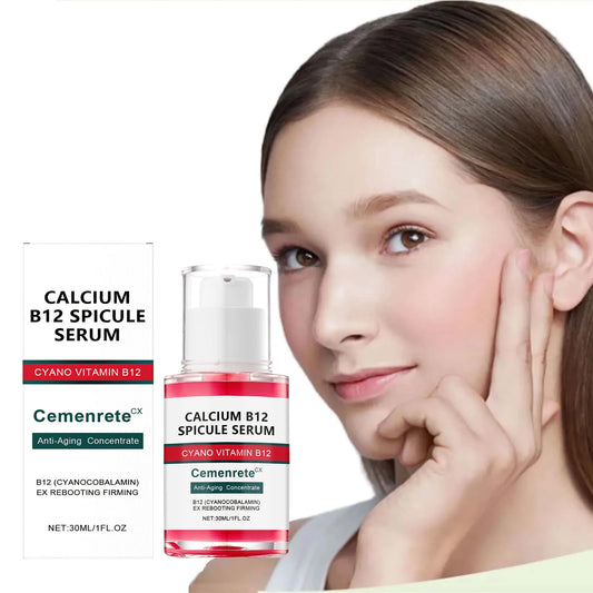 Anti-Aging Serum Collagen Smooth Wrinkle Vitamin Calcium B12 Pores Minimizer Firming Repairing Nourish Fade Fine Lines Essence Peaceful Pleasures Health and Wellness