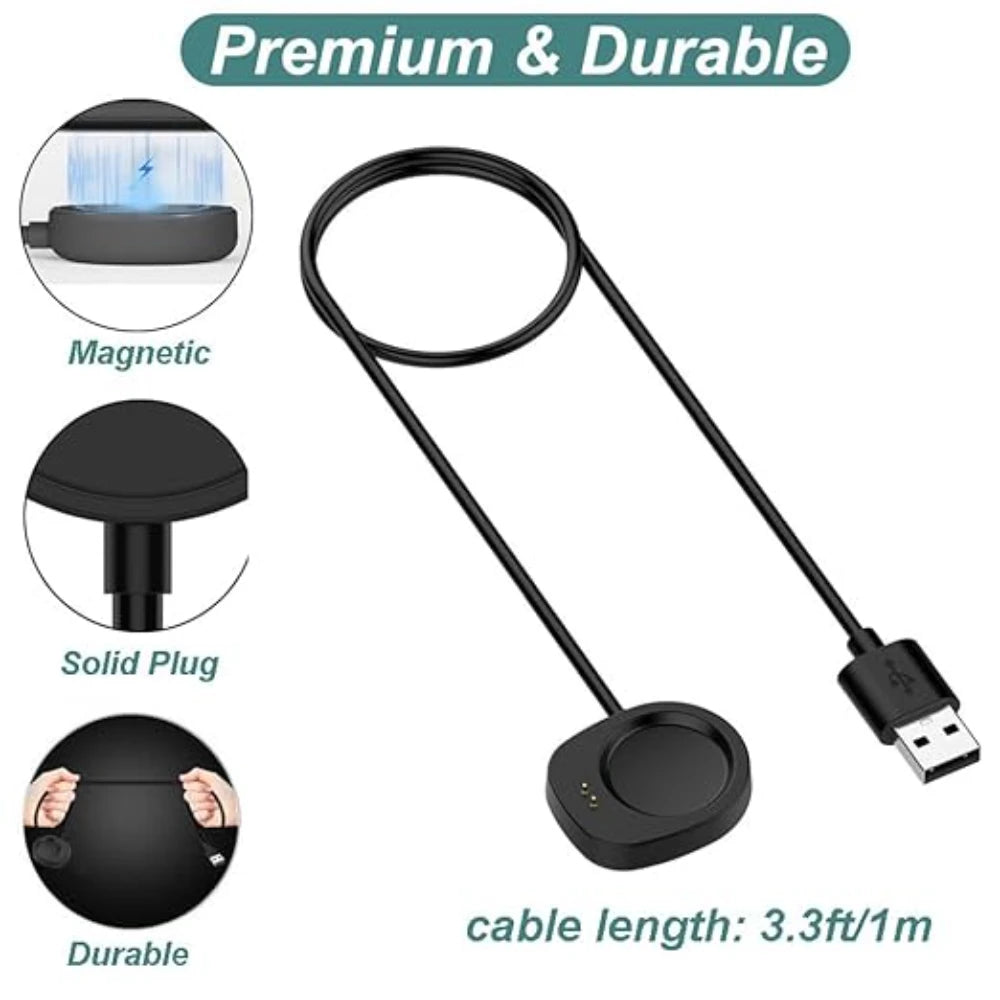 Amazfit T-Rex 3 & Balance Replacement USB Charger Cable Peaceful Pleasures Health and Wellness