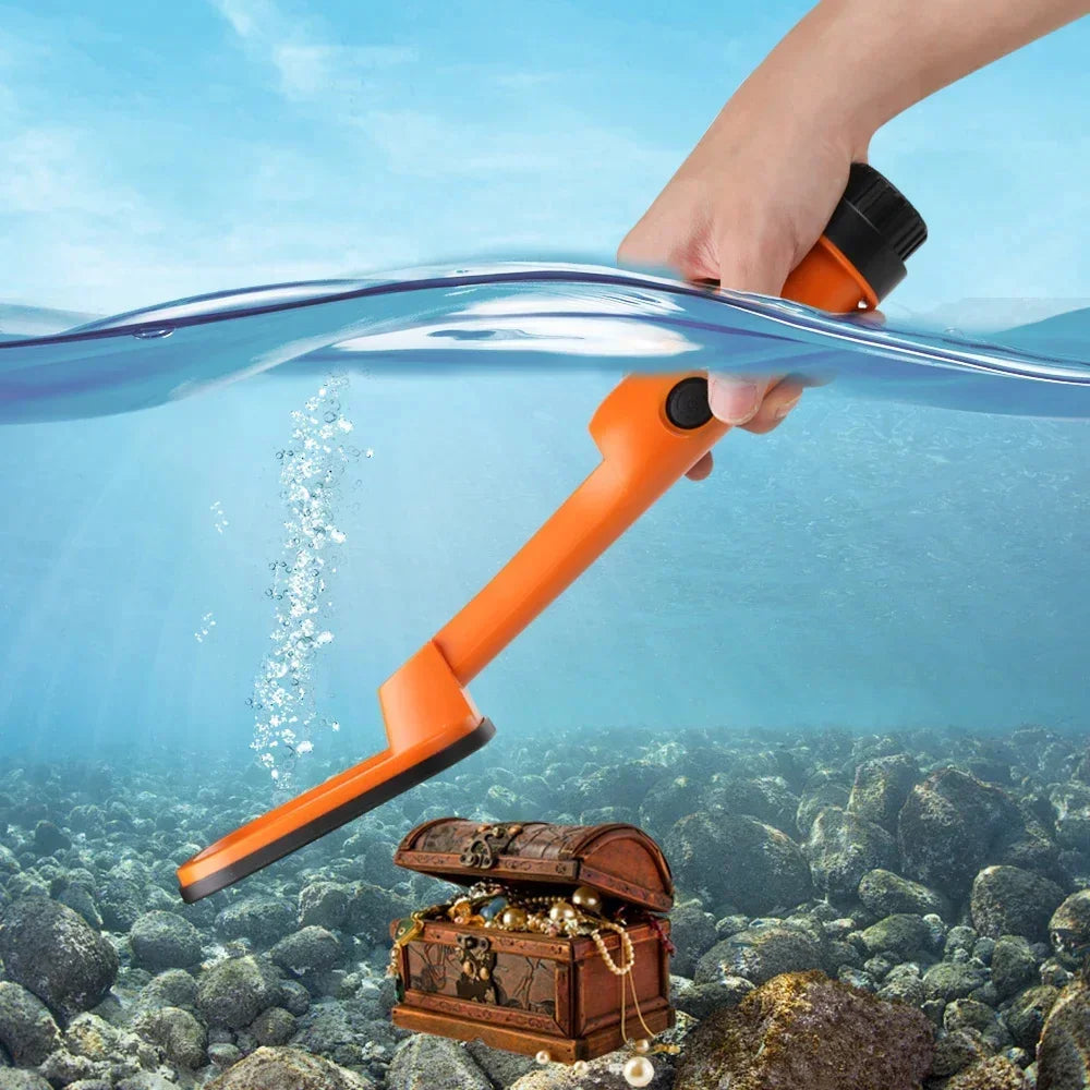 TC-120 Metal Finder Metal Detector Hand Held Pulse Pinpointer Induction Diving Treasure Waterproof Metal Detector Peaceful Pleasures Health and Wellness