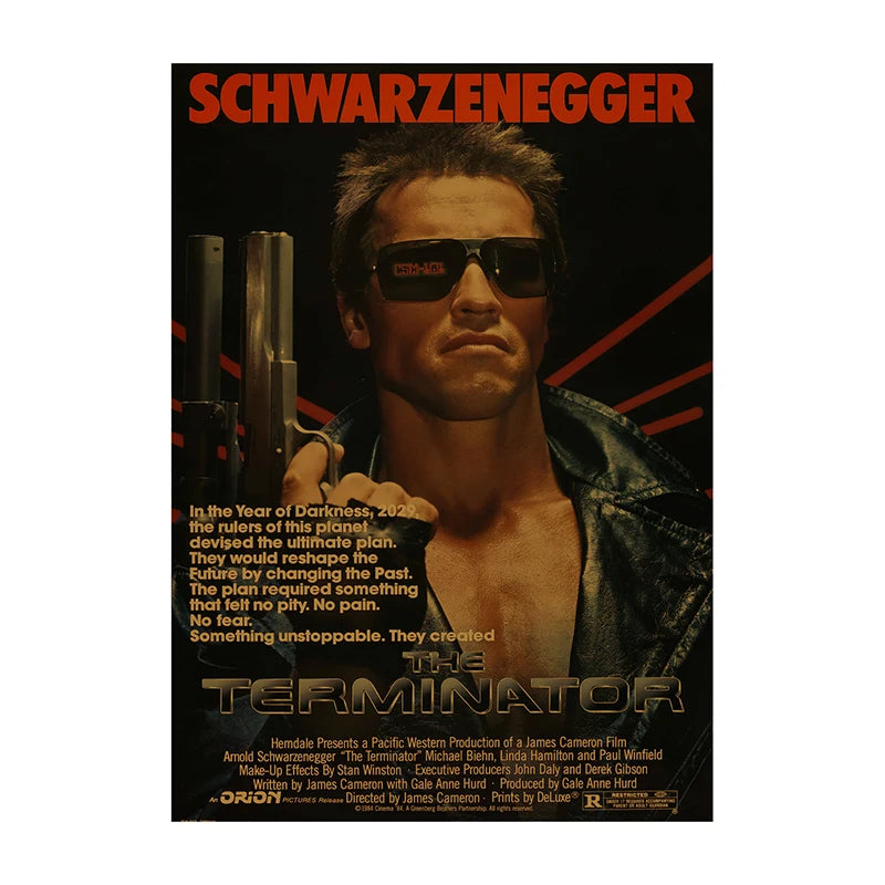 Retro Leon Movie Canvas Wall Art | Vintage Film Poster Print