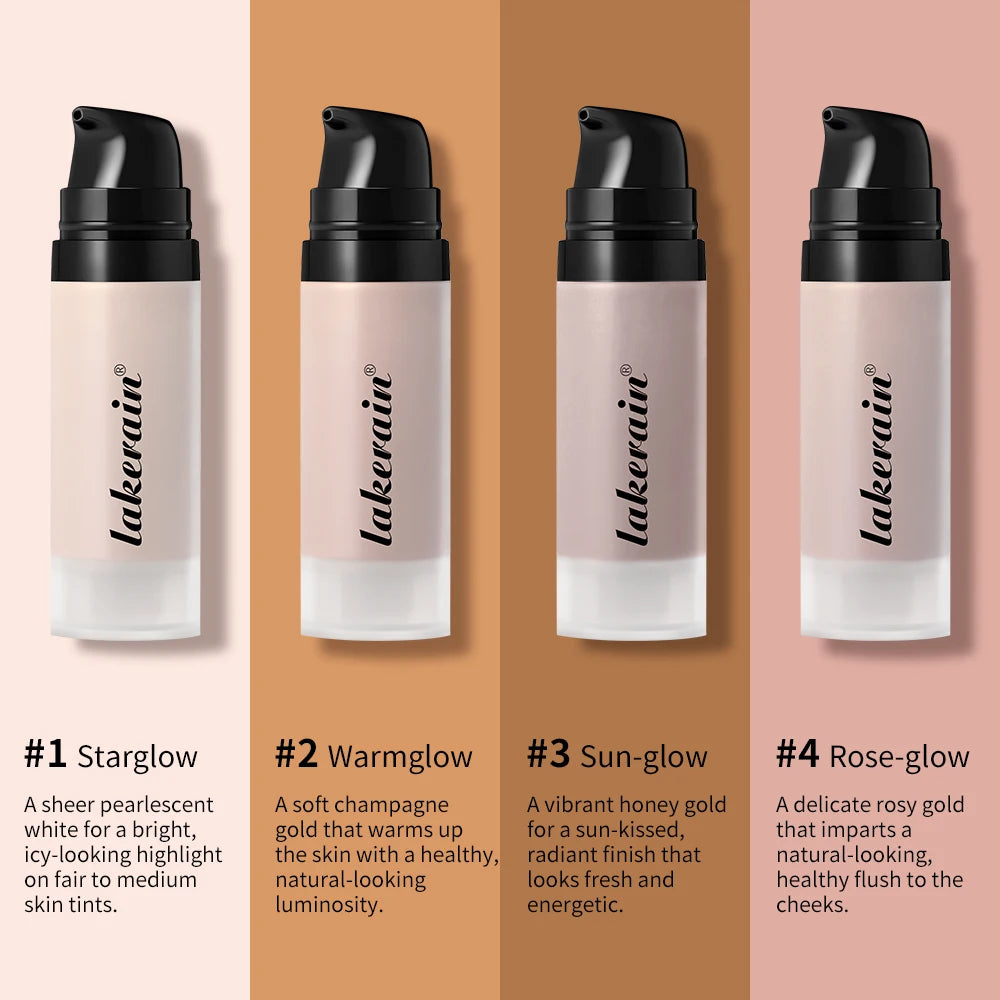 Glowy Super Gel Lightweight Dewy Multipurpose Llluminator Primer Highlight Foundation Moisturizing Nourish Non-Sticky Primer M Peaceful Pleasures Health and Wellness