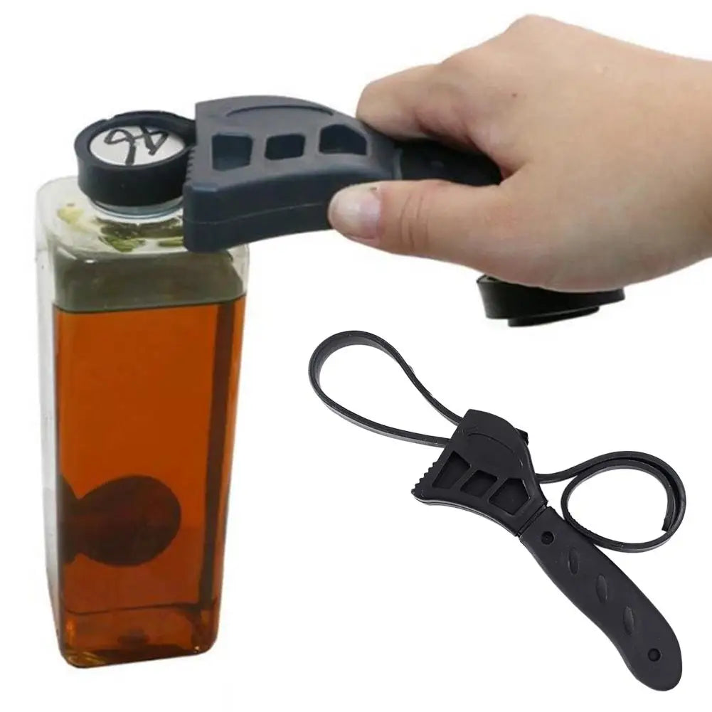 Multi-functional Belt Wrench Adjustable Strap Wrench Oil Filter Jar Opener Pipe Fitting Universal Jar Lids Tighten Loosen Tool Peaceful Pleasures Health and Wellness