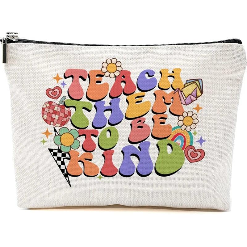 Funny Canvas Makeup Bag | Teacher, Graduation & Retirement Gift