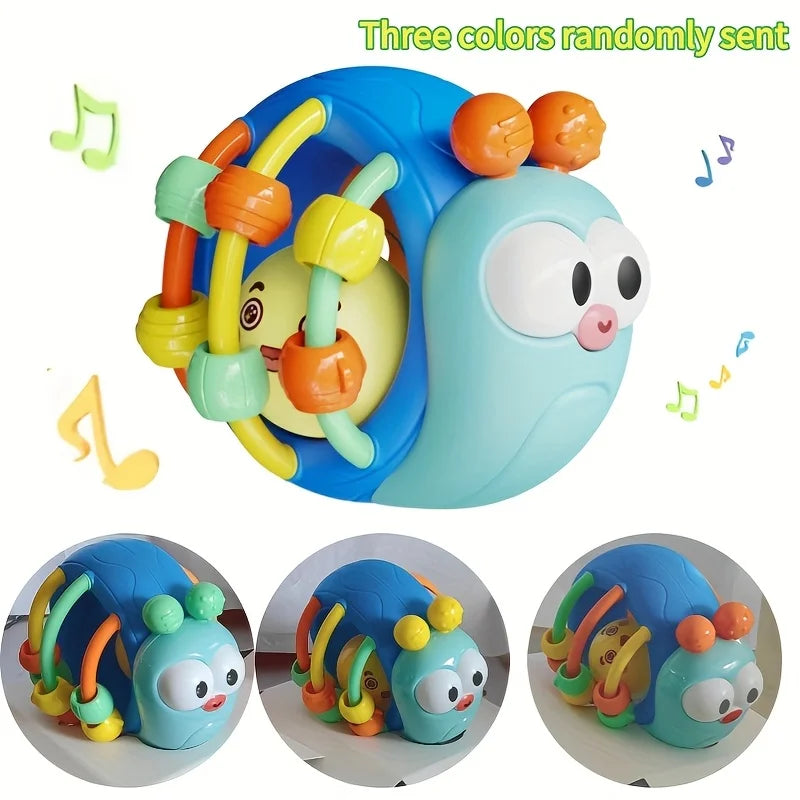 Dutora Baby Rattle Sensory Grip Toy for Newborns 0–12 Months