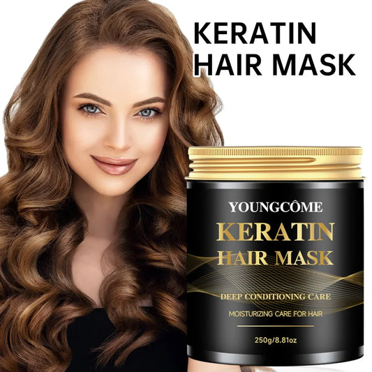 YOUNGCOME Keratin Collagen Hair Mask – Argan Oil, 250g Keratin Hair Mask Oasis Select