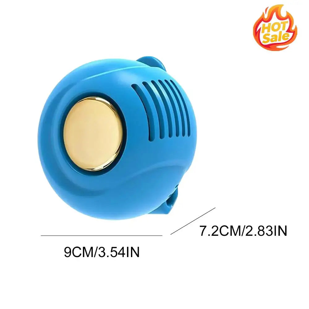 Portable Mini Bladeless Clip-On Fan USB-C Rechargeable 3-Speed