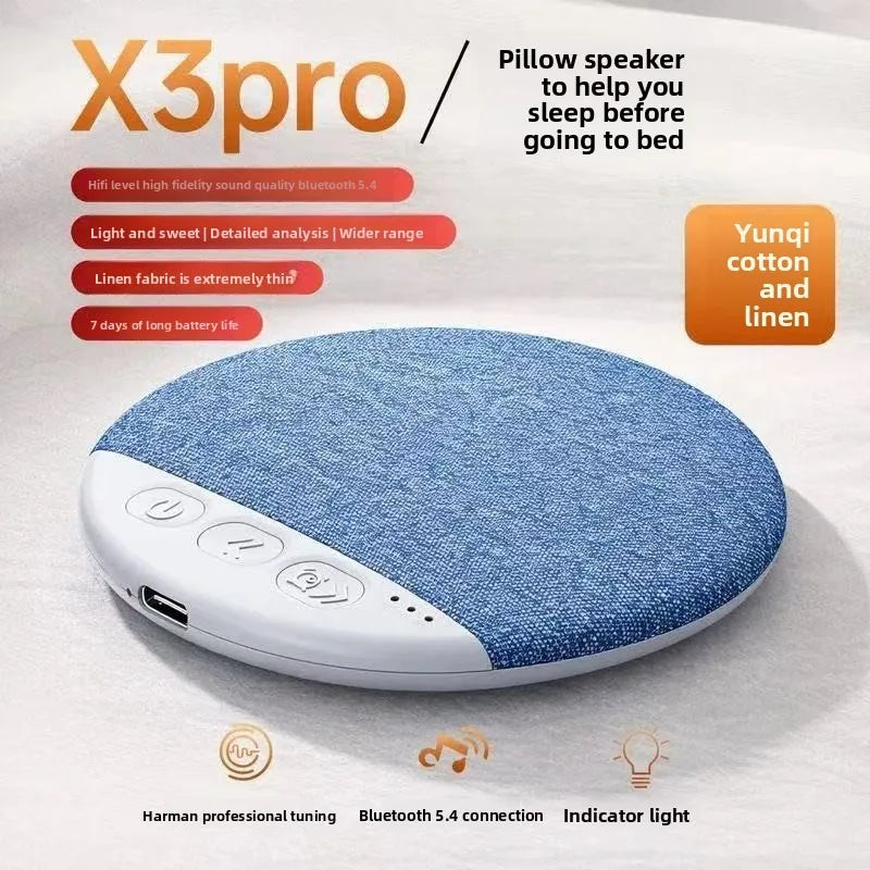 Bluetooth Sleep Speaker – Ultra-Thin White Noise Pillow Speaker