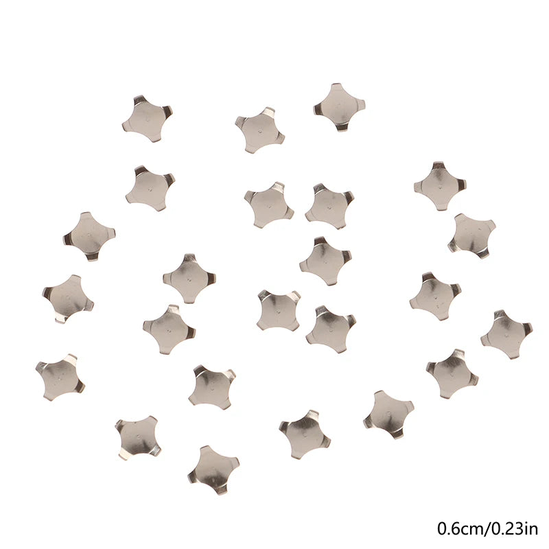 20Pcs 10 With Point Cross Shape Metal Dome Reset Switch 5 6 7 8.4 10 12 14 16 MM Membrane Switch SPST Momentary On/Off Tactile Peaceful Pleasures Health and Wellness 20pcs A2
