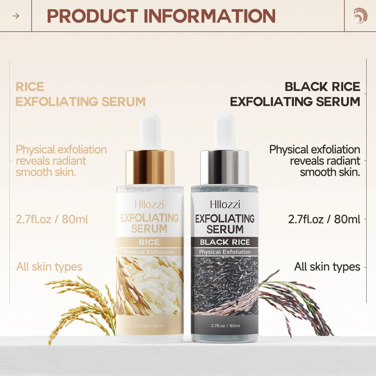Rice & Black Rice Exfoliating Gel – Deep Cleanse & Moisturize