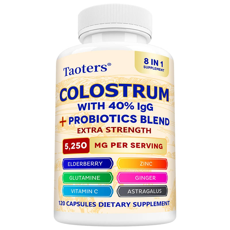 Grass-Fed Colostrum 40% IgG + Probiotics – Gut & Immune Support