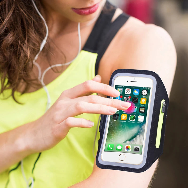 Running Bag For Phone Case On Hand Armband On The Phone Bags Accessories Wrist Armbands mp3 mp4 Bags Sport Phone Sleeve Bags Peaceful Pleasures Health and Wellness