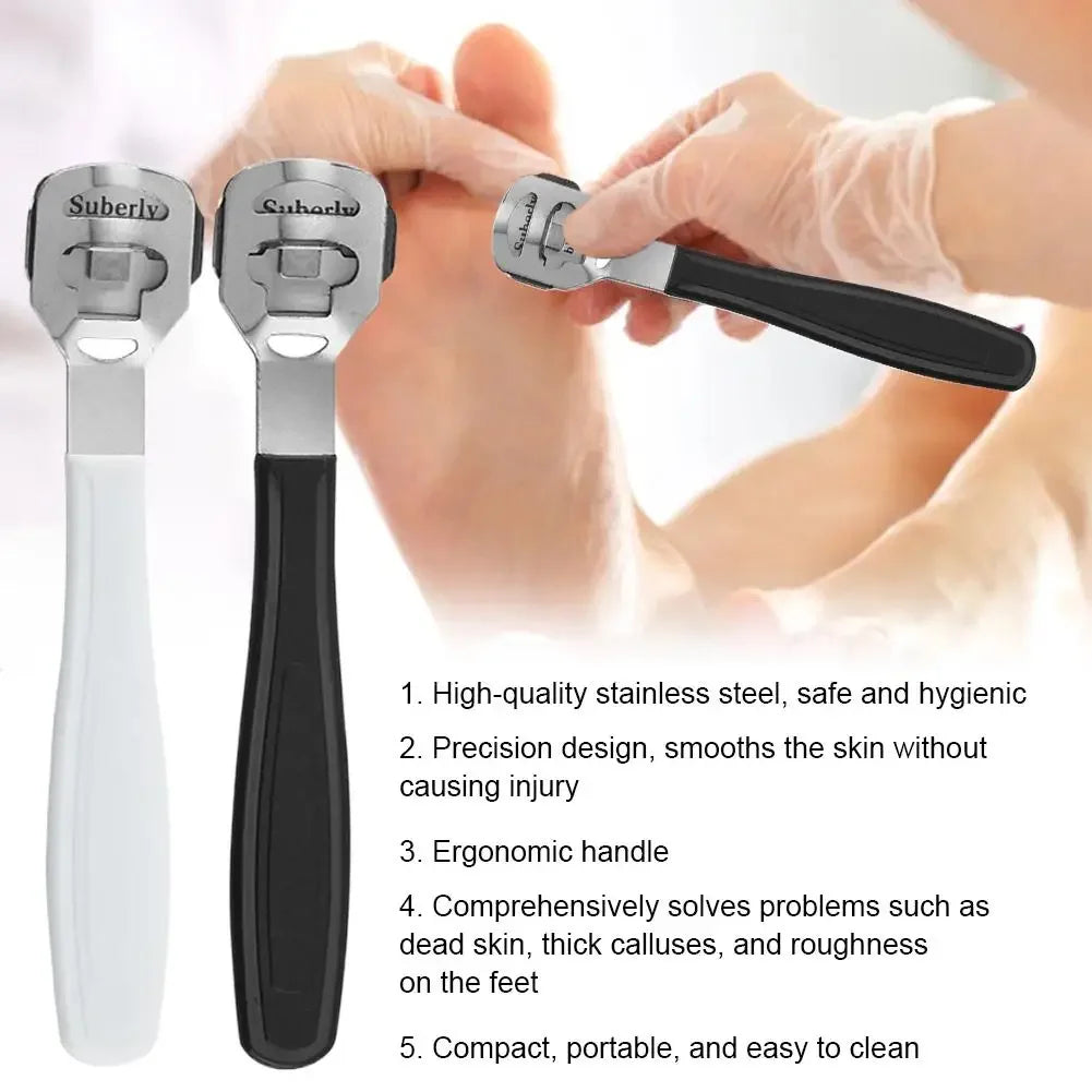 Stainless Steel Callus Shaver Remover with Blade, Pedicure Razor for Feet & Hands Foot Razor Callus Removal Callus Blade Remover Peaceful Pleasures Health and Wellness