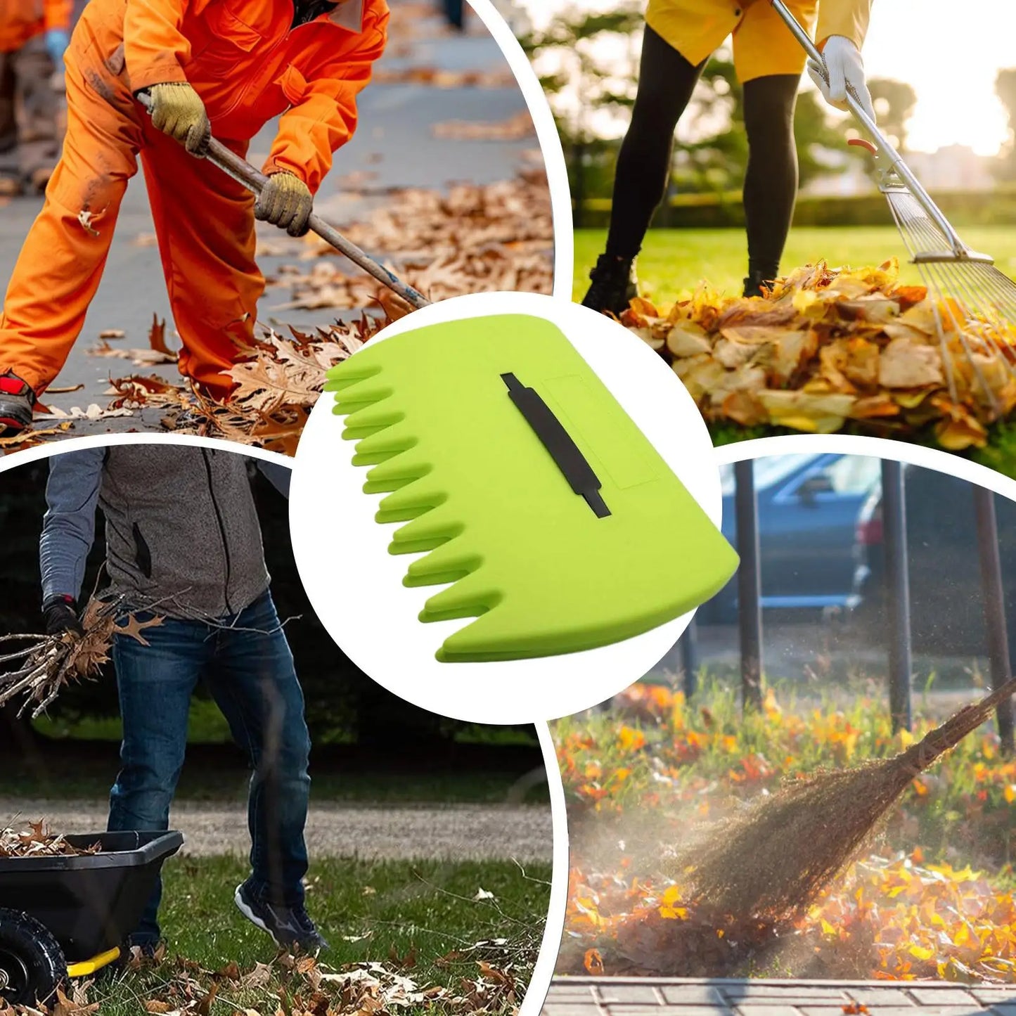 Leaf Scoop Hand Rakes – Wide-Mouth Garden Grabber Claw Pair