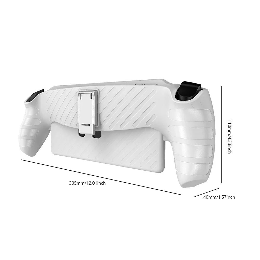 For Playstation Portal Gaming Console Controller Protector Cover Case with Stand TPU Sleeve Skin Game Machine Grip Shell Case Peaceful Pleasures Health and Wellness