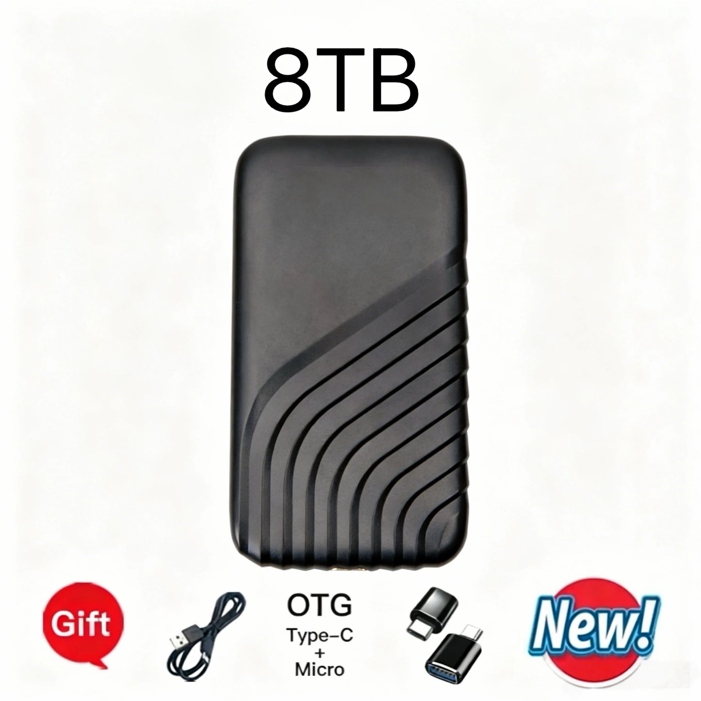 EOENKK USB 3.1 Type-C Portable External Hard Drive | PC & Mac