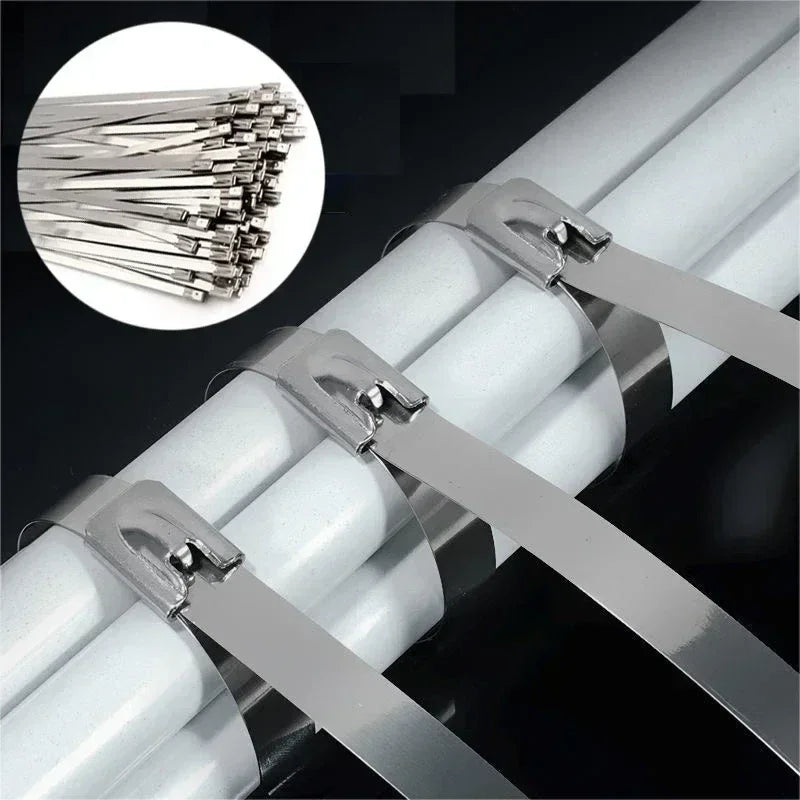 Stainless Steel Cable Ties – Self-Locking Heavy Duty Peaceful Pleasures Health and Wellness