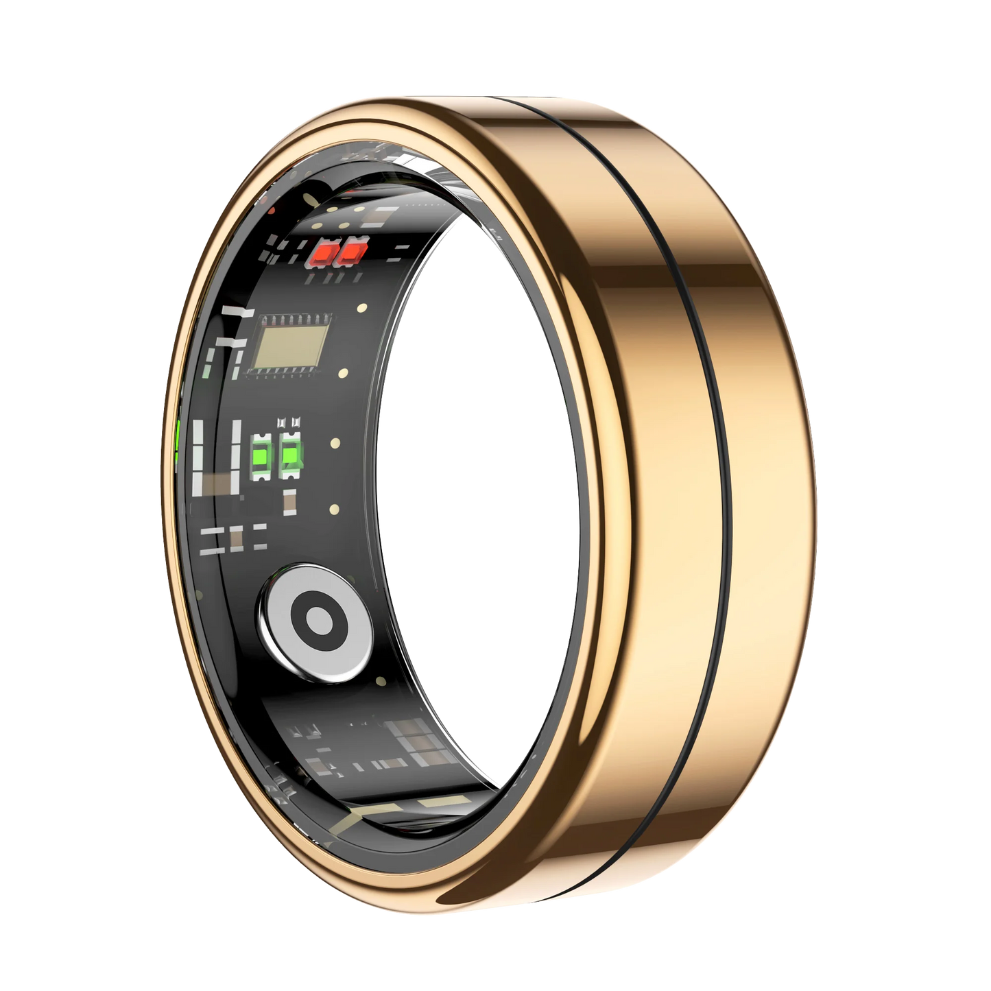 R04 Smart Ring Men Women Health andSleep Monitor 5ATM Waterproof Ring Multi-sport Mode Camera Control Peaceful Pleasures Health and Wellness Rose gold 12