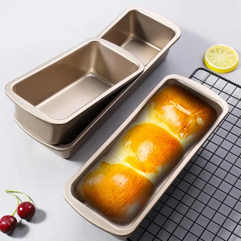 Non Stick Rectangular Pound Cake Bread Mold Baking Tray Commercial Household Toast Box Lunch Meat Mold Professional Baking Tools Peaceful Pleasures Health and Wellness
