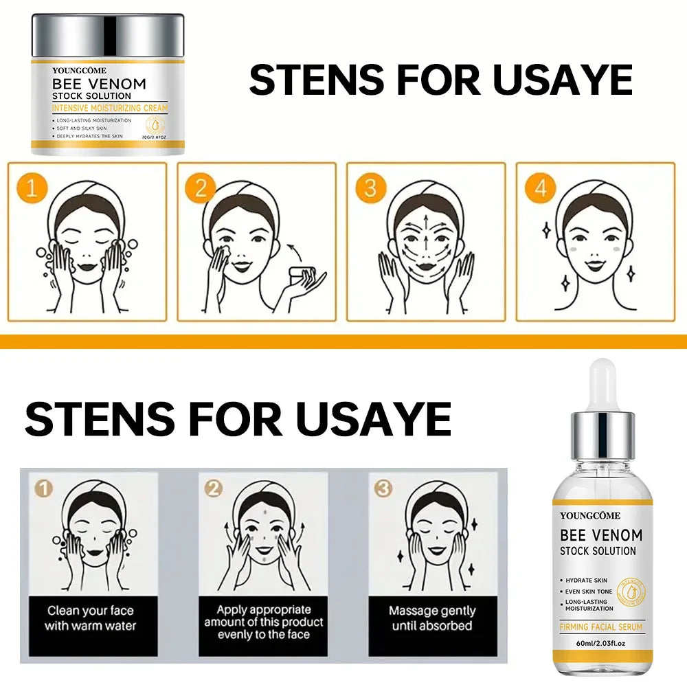 Bee Venom Face Cream & Serum – Firming & Brightening