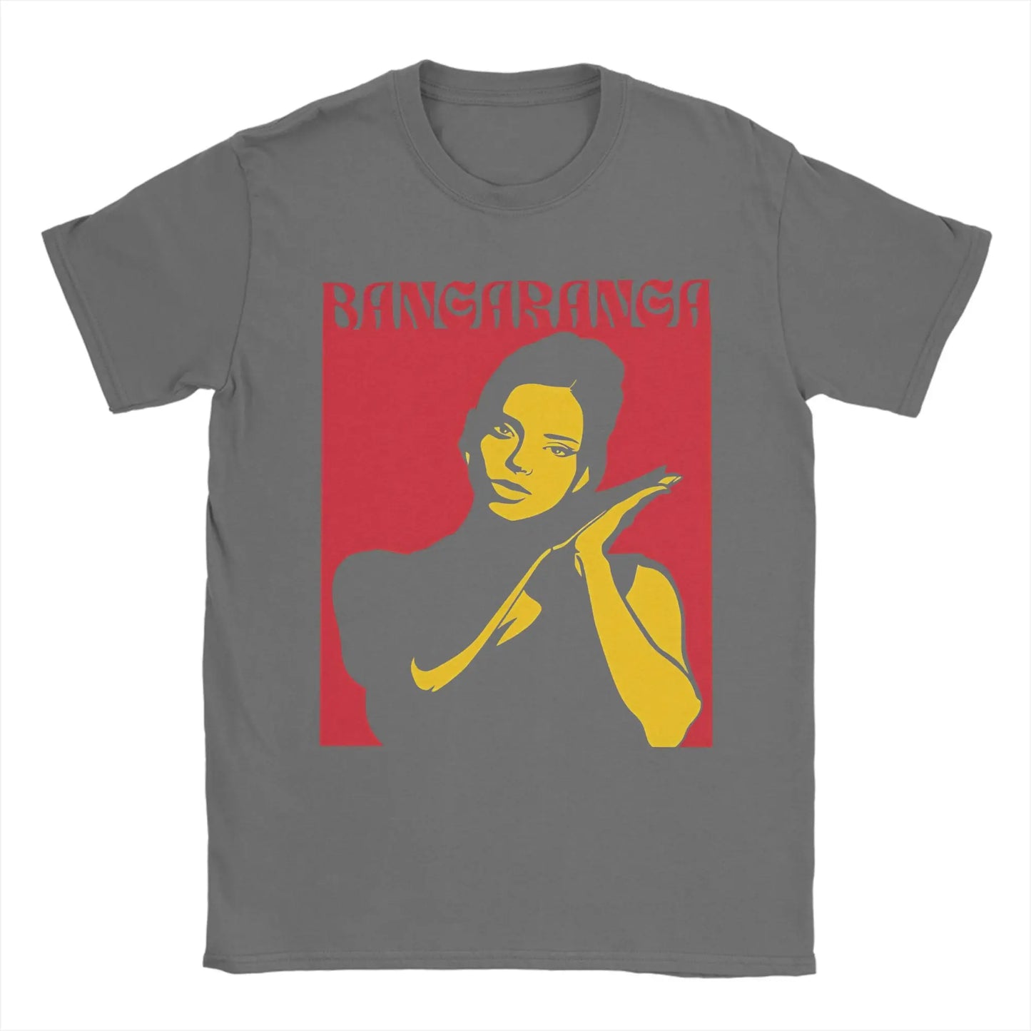 Men T-Shirts Bangaranga Funny Cotton Tees Short Sleeve Bulgaria DARA Eurovisions 2026 T Shirt Crew Neck Tops Gift Peaceful Pleasures Health and Wellness Dark Grey S