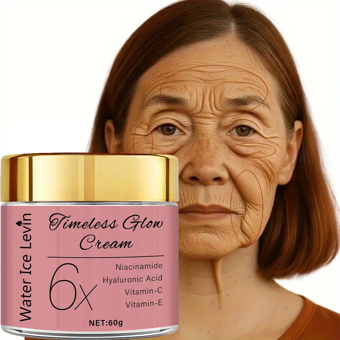 Timeless Glow Face Cream – Niacinamide, Hyaluronic Acid & Vitamin C
