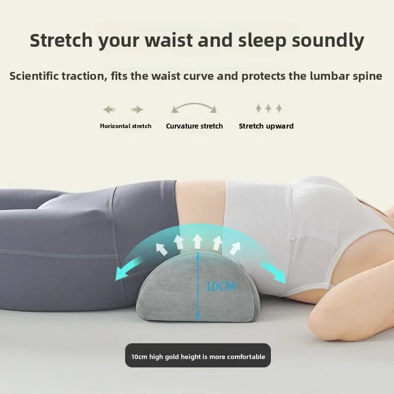 Comfort Bolster Pillow for Legs Back and Head Memory Foam Cotton Cover Lumbar Support Pillow for Semi Roll Pillow Peaceful Pleasures Health and Wellness