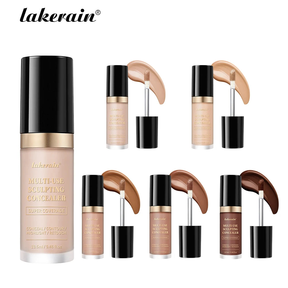Lakerain 5-Color Waterproof Matte Concealer | Full Coverage