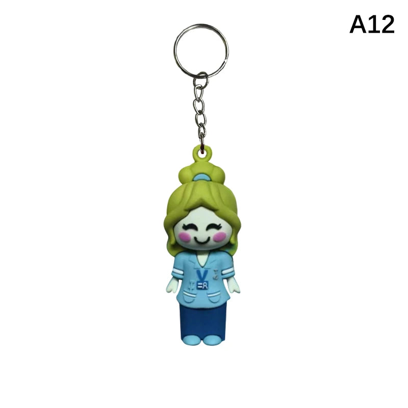 Paw Print Ampoule Bottle Opener Keychain for Nurses & Doctors Medical Keychain Tool Peaceful Pleasures Health and Wellness A12