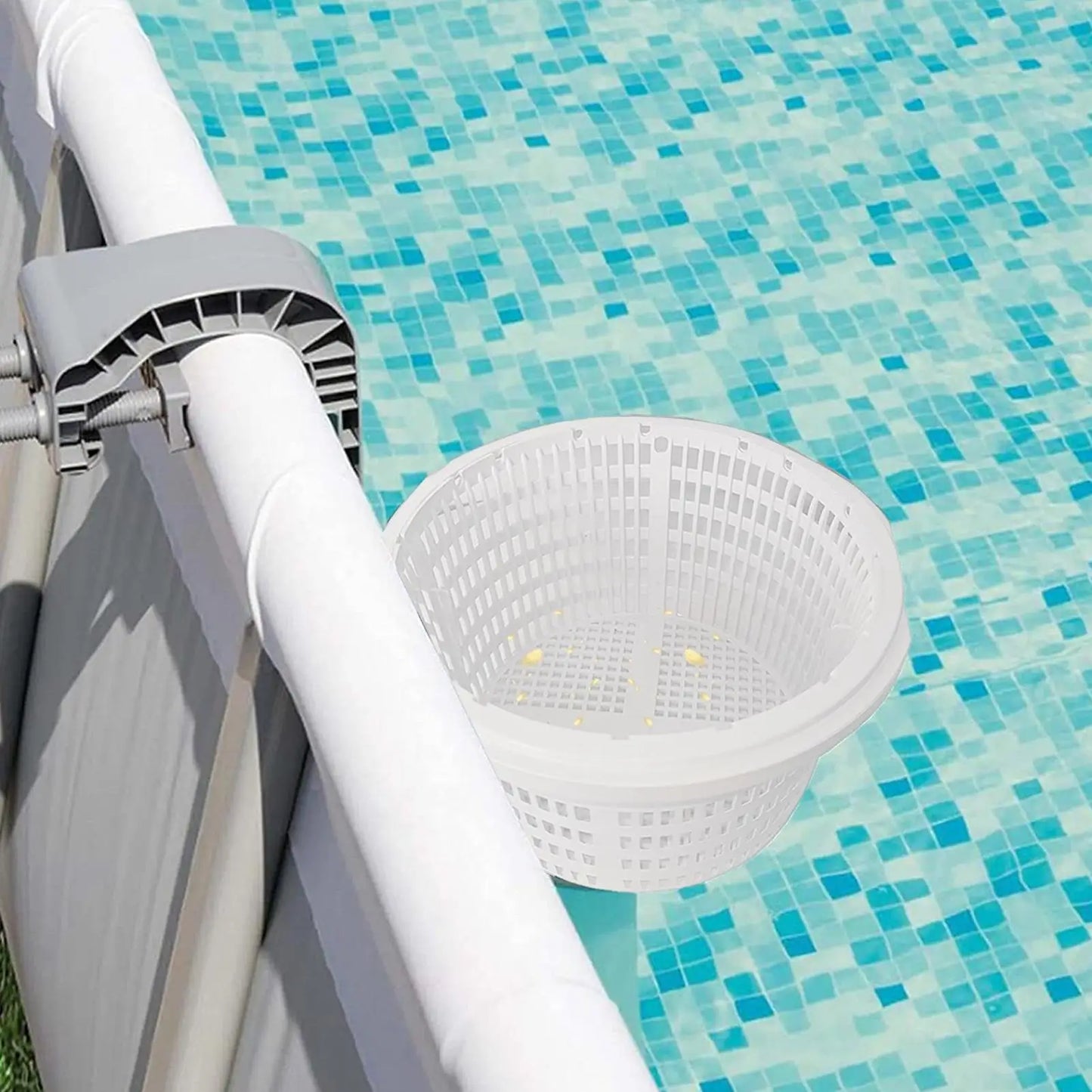 Pool Skimmer Basket with Handle – Above & In-Ground Pools