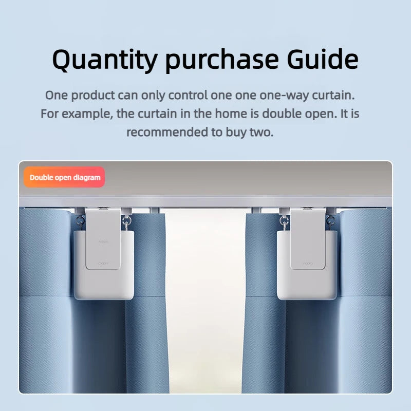 Aqara Smart Electric Curtain Motor E1 Zigbee 3.0 Hub for Remote Control Home Automation Electric Curtain Motor for Apple HomeKit Peaceful Pleasures Health and Wellness
