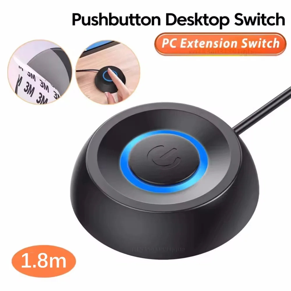 PC External Power Switch Blue LED | ATX Motherboard Cable
