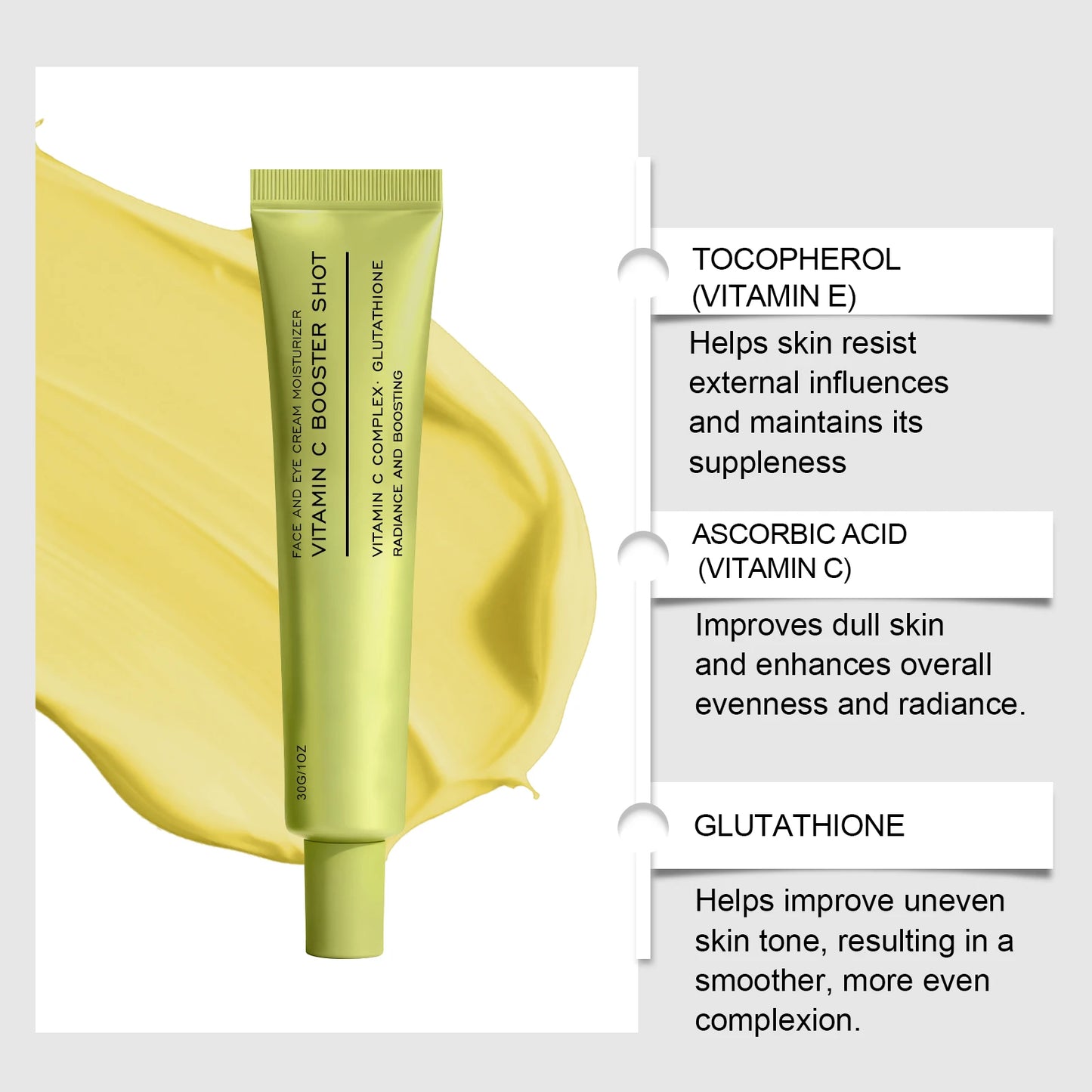 Vitamin C Face Cream – Dark Spot Corrector & Glass Skin Moisturizer