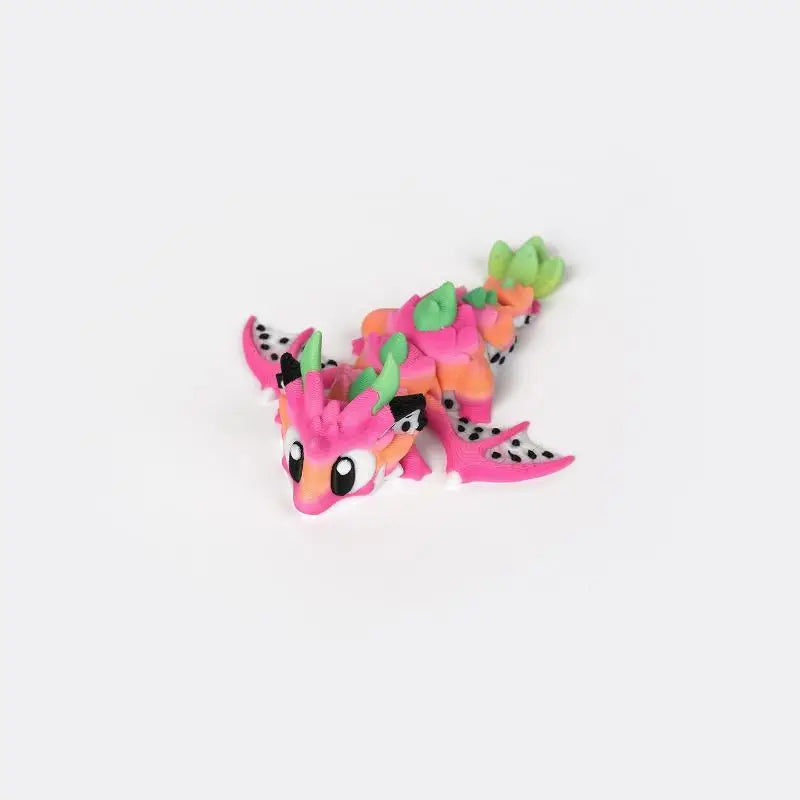 3D Printed Dragon Fruit Dragon & Egg Desktop Ornament