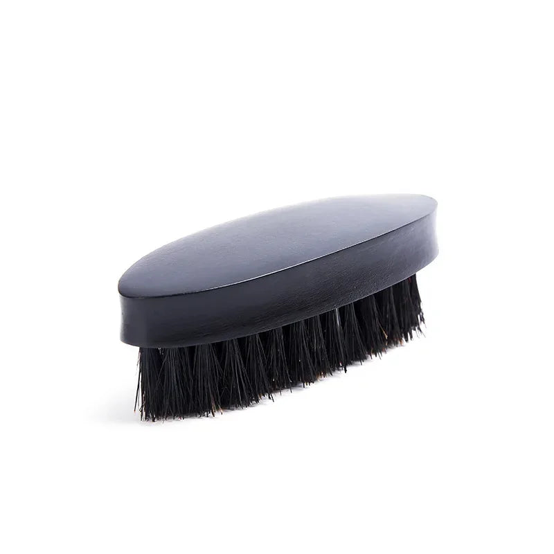 Professional Soft Boar Bristle Wood Beard Brush Hairdresser Shaving Brush Comb Men Mustache Comb Kit With Gift Bag Hair Comb Set Peaceful Pleasures Health and Wellness