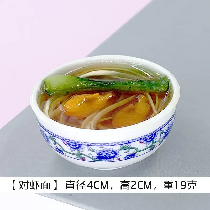 1PCS 4cm Miniature Chinese Desserts Dollhouse Bowl Desserts Food Mini Pretend Food Doll Kitchen Decor Accessories Home Kawaii Peaceful Pleasures Health and Wellness 32