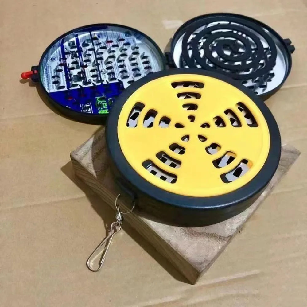 Mosquito Repellent Mosquito Incense Box Fire Prevention Outdoor Mosquito Incense Plate Portable Disc Mosquito Storage Box Summer Peaceful Pleasures Health and Wellness rotatable