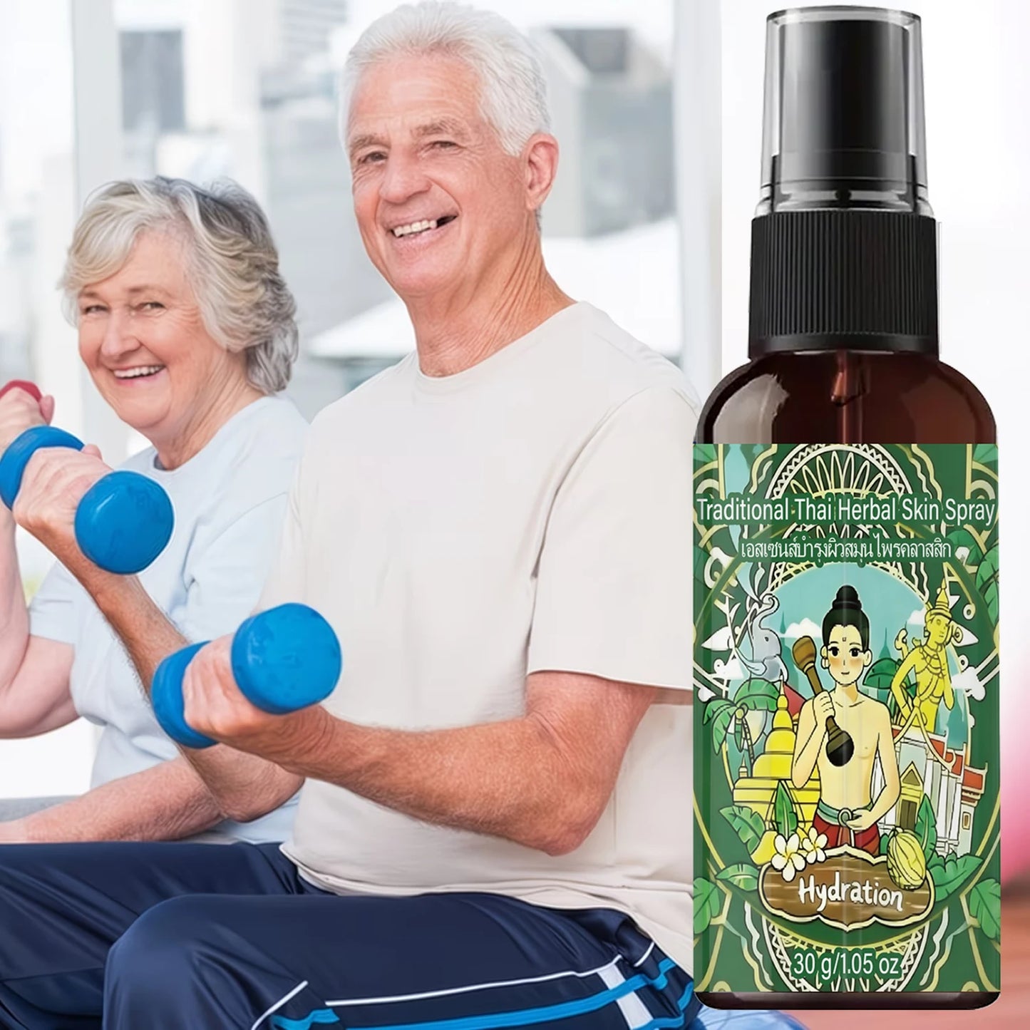 Niacinamide & Collagen Hydrating Body Mist | Thai Herbal Spray Hydrating Body Mist Peaceful Pleasures Health and Wellness