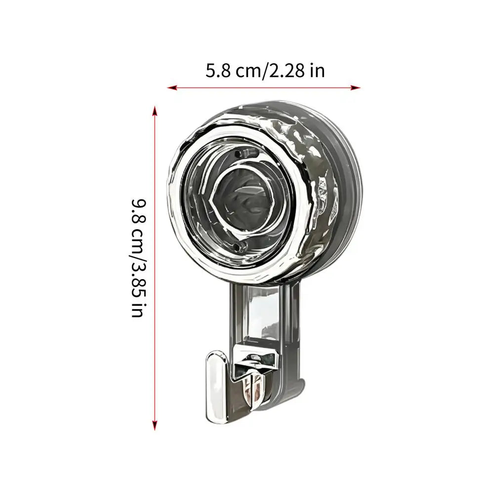 Heavy-Duty Suction Cup Shower Hook – Traceless & Reusable