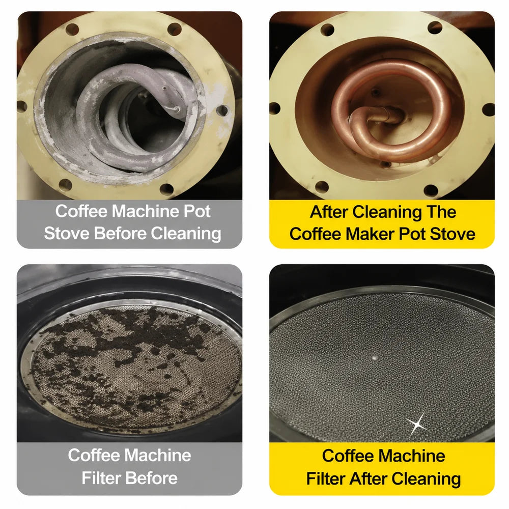 MIRAVEXL 100-Pack Coffee Machine Cleaning Tablets | Espresso & Drip