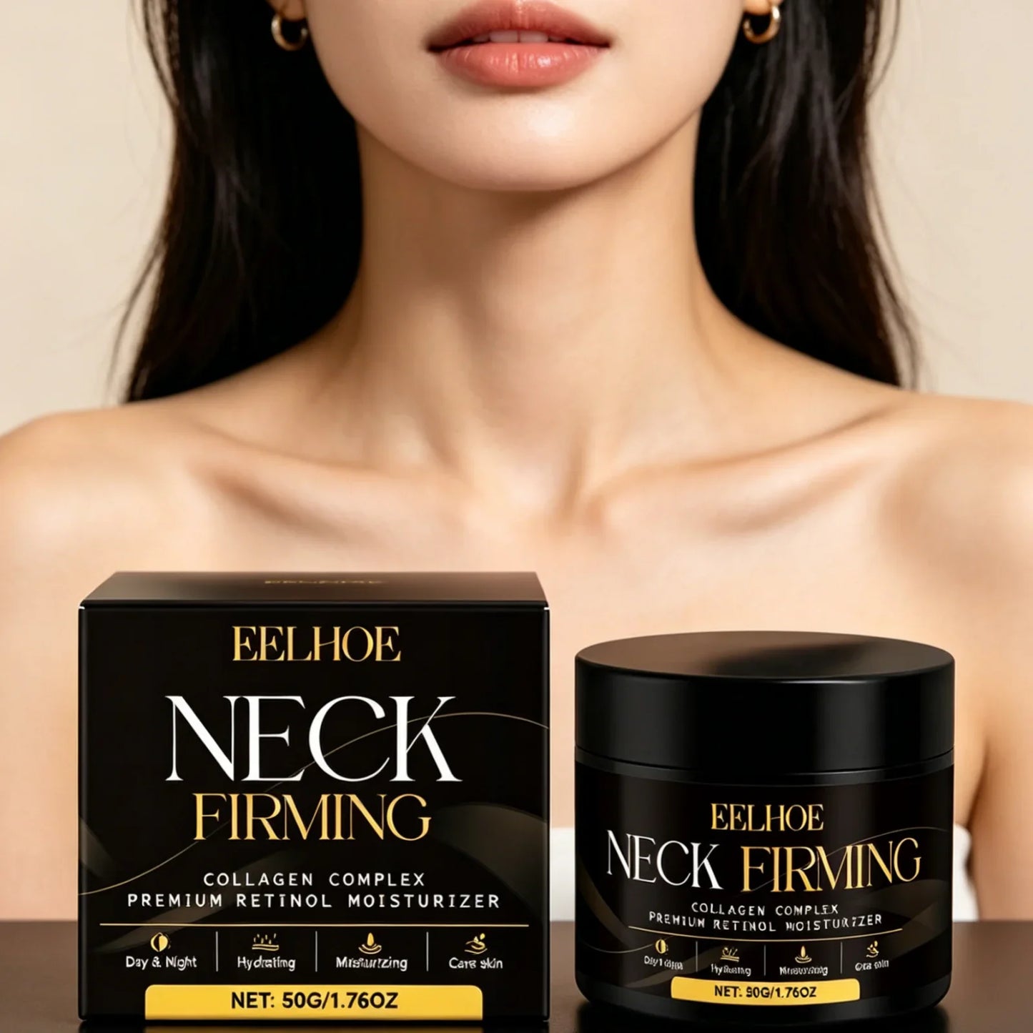 EELHOE Neck & Face Firming Cream – Anti-Wrinkle, Skin Tightening