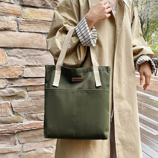 Women's Large Canvas Tote Bag – Shoulder, Beach & Shopping Canvas Tote Bag Oasis Select
